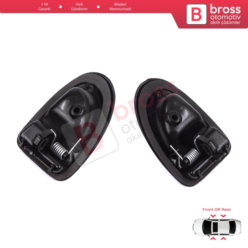 Renault Clio 2 Scenic Megane 1 Trafic Master 2 Mascott Logan 1 Movano Vivaro A Interstar Primastar 1 Daily 7700434716 7700434717 İçin Siyah Sağ Sol Kapı İç Açma Kolu Kancalı Tip