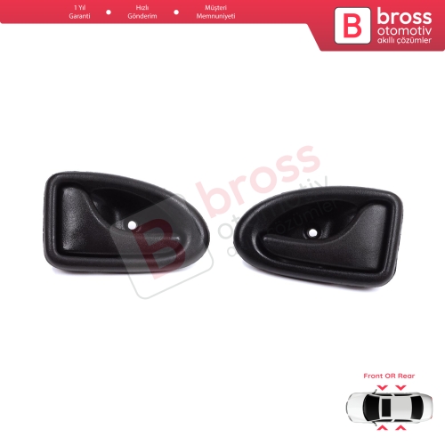 Renault Clio 2 Scenic Megane 1 Trafic Master 2 Mascott Logan 1 Movano Vivaro A Interstar Primastar 1 Daily 7700434716 7700434717 İçin Siyah Sağ Sol Kapı İç Açma Kolu Kancalı Tip