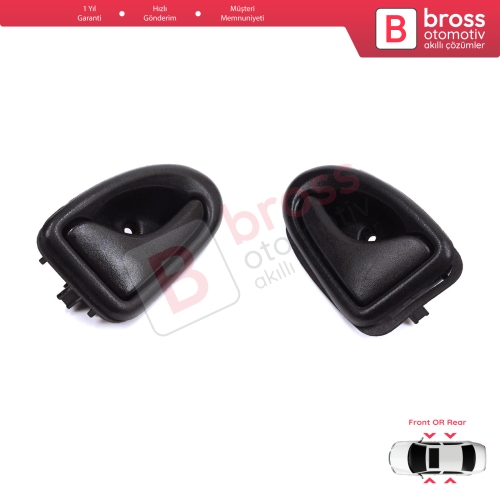 Renault Clio 2 Scenic Megane 1 Trafic Master 2 Mascott Logan 1 Movano Vivaro A Interstar Primastar 1 Daily 7700434716 7700434717 İçin Siyah Sağ Sol Kapı İç Açma Kolu Kancalı Tip