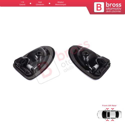 Renault Clio 2 Scenic Megane 1 Trafic Master 2 Mascott Logan 1 Movano Vivaro A Interstar Primastar 1 Daily 7700434716 7700434717 İçin Siyah Sağ Sol Kapı İç Açma Kolu Kancalı Tip