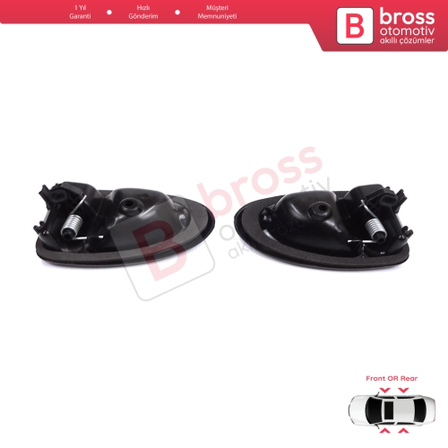 Renault Clio 2 Scenic Megane 1 Trafic Master 2 Mascott Logan 1 Movano Vivaro A Interstar Primastar 1 Daily 7700434716 7700434717 İçin Siyah Sağ Sol Kapı İç Açma Kolu Kancalı Tip