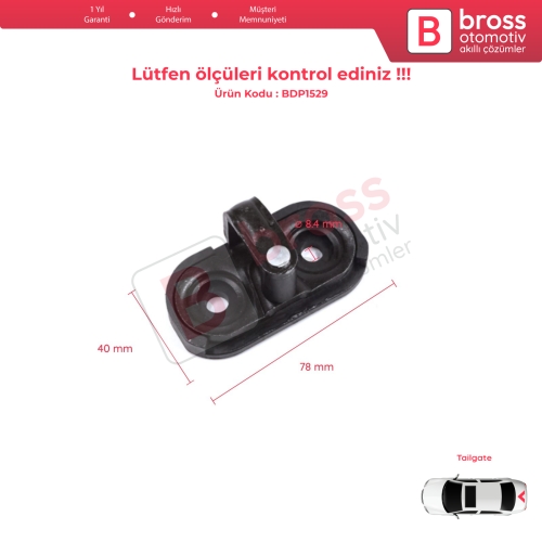 VW Golf Polo MK4 5 Passat B5 Bora Tiguan Touran MK1 Beetle Scirocco Up! Ibiza MK3 Altea Mii Yeti 5L 1T0827517A için Bagaj Kilit Karşılığı