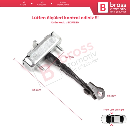Toyota Auris MK1 E150 E15 2007-2012 68610-02111 İçin Ön Sağ veya Sol Kapı Gergisi