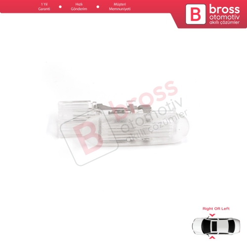 Renault Clio MK3 Megane MK2 3 Scenic MK2 3 Fluence L3 8200120715 için 1 Adet Kapı İçi Aydınlatma Lambası