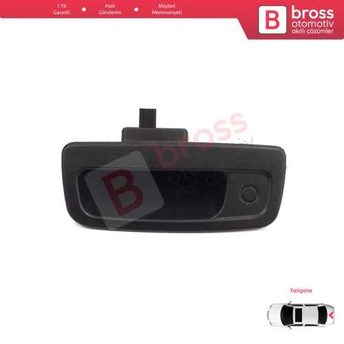 Renault Kangoo MK2 Express FW Be Bop KW Mercedes Citan W415 8200497807 için Tek Kapı Arka Bagaj Açma Kolu Siyah