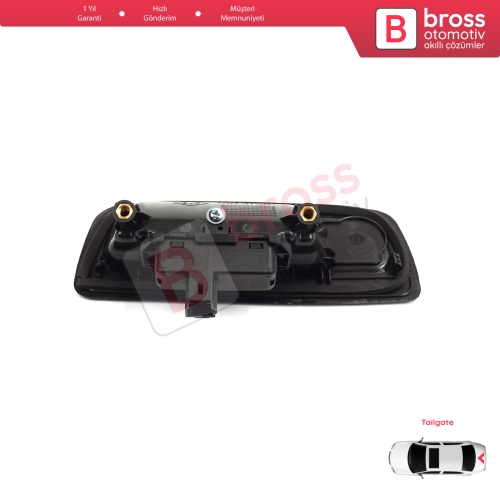 Renault Kangoo MK2 Express FW Be Bop KW Mercedes Citan W415 8200497807 için Tek Kapı Arka Bagaj Açma Kolu Siyah