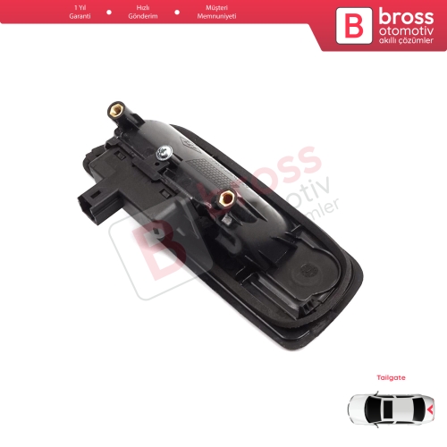 Renault Kangoo MK2 Express FW Be Bop KW Mercedes Citan W415 8200497807 için Tek Kapı Arka Bagaj Açma Kolu Siyah