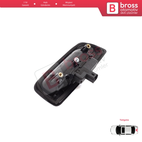 Renault Kangoo MK2 Express FW Be Bop KW Mercedes Citan W415 8200497807 için Tek Kapı Arka Bagaj Açma Kolu Siyah