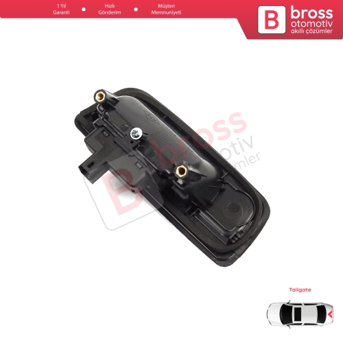 Renault Kangoo MK2 Express FW Be Bop KW Mercedes Citan W415 8200497807 için Tek Kapı Arka Bagaj Açma Kolu Siyah