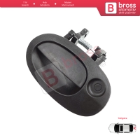 Renault Kangoo KC Express FC Nissan Kubistar MK1 X76 8200153666 için Tek Kapı Arka Bagaj Açma Kapı Kolu Siyah