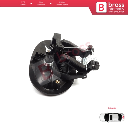 Renault Kangoo KC Express FC Nissan Kubistar MK1 X76 8200153666 için Tek Kapı Arka Bagaj Açma Kapı Kolu Siyah