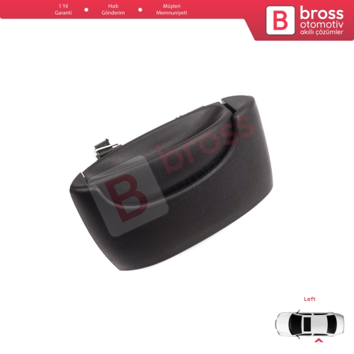 Renault Kangoo KC Express FC Nissan Kubistar MK1 X76 8200107371 için Sol Yan Sürgülü Kapı Dış Açma Kolu Siyah