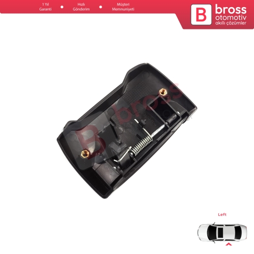 Renault Kangoo KC Express FC Nissan Kubistar MK1 X76 8200107371 için Sol Yan Sürgülü Kapı Dış Açma Kolu Siyah