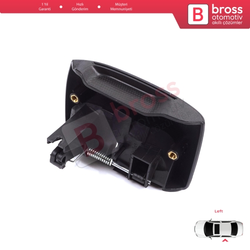 Renault Kangoo KC Express FC Nissan Kubistar MK1 X76 8200107371 için Sol Yan Sürgülü Kapı Dış Açma Kolu Siyah