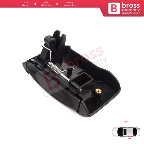 Renault Kangoo KC Express FC Nissan Kubistar MK1 X76 8200107371 için Sol Yan Sürgülü Kapı Dış Açma Kolu Siyah