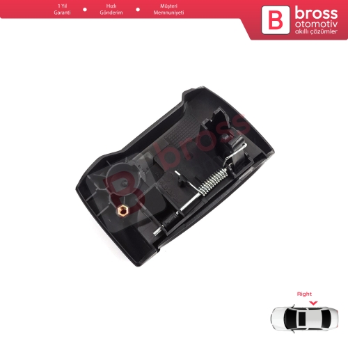 Renault Kangoo KC Express FC Nissan Kubistar MK1 X76 8200107372 için Sağ Yan Sürgülü Kapı Dış Açma Kolu Siyah