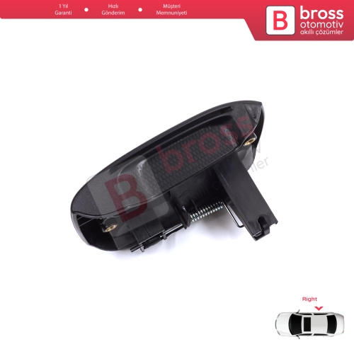 Renault Kangoo KC Express FC Nissan Kubistar MK1 X76 8200107372 için Sağ Yan Sürgülü Kapı Dış Açma Kolu Siyah