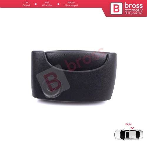 Renault Kangoo KC Express FC Nissan Kubistar MK1 X76 8200107372 için Sağ Yan Sürgülü Kapı Dış Açma Kolu Siyah