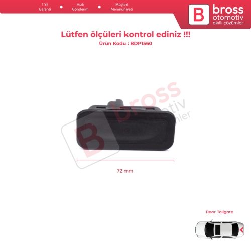 Renault Megane Scenic MK2 3 Clio MK3 MK4 Captur Laguna 3 Modus Twingo 2 8200076256 İçin Bagaj Kilit Açma Düğmesi