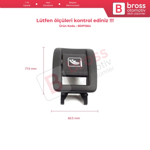 Renault Megane MK4 BFB B9A K9A 2015-On 4/5 Kapı için 1 Adet Arka Çocuk Koltuk Emniyet İsofix Kapağı Plastik Tapa