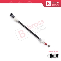 BMW X5 E53 2000-2006 51228243635 51228243636 için Arka Dış Kapı Kolu Taşıyıcı Açma Teli 220 mm 