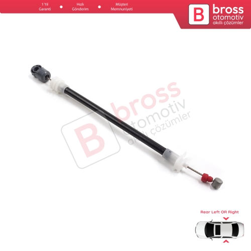 BMW X5 E53 2000-2006 51228243635 51228243636 için Arka Dış Kapı Kolu Taşıyıcı Açma Teli 220 mm 