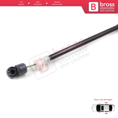 BMW X5 E53 2000-2006 51228243635 51228243636 için Arka Dış Kapı Kolu Taşıyıcı Açma Teli 220 mm 