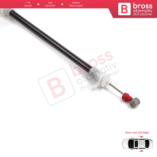 BMW X5 E53 2000-2006 51228243635 51228243636 için Arka Dış Kapı Kolu Taşıyıcı Açma Teli 220 mm 