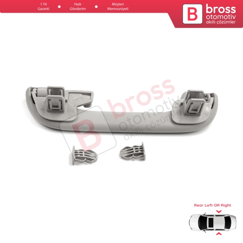 Renault Megane 3 4 Scenic 3 Clio 4 Kadjar Captur  Master 3 Movano 739400011R İçin Arka Kapı Yolcu Tavan El Tutamağı Açık Gri