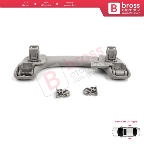 Renault Megane 3 4 Scenic 3 Clio 4 Kadjar Captur  Master 3 Movano 739400011R İçin Arka Kapı Yolcu Tavan El Tutamağı Açık Gri