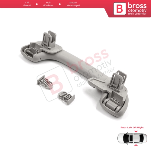 Renault Megane 3 4 Scenic 3 Clio 4 Kadjar Captur  Master 3 Movano 739400011R İçin Arka Kapı Yolcu Tavan El Tutamağı Açık Gri