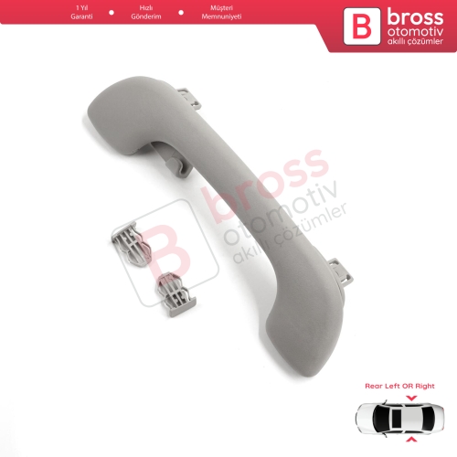 Renault Megane 3 4 Scenic 3 Clio 4 Kadjar Captur  Master 3 Movano 739400011R İçin Arka Kapı Yolcu Tavan El Tutamağı Açık Gri