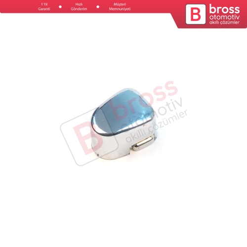 Peugeot 307 3A/C 3E 3H 3B 2000-2012 470198  için Krom Renk Plastik El Fren Düğme Tuş Kapağı