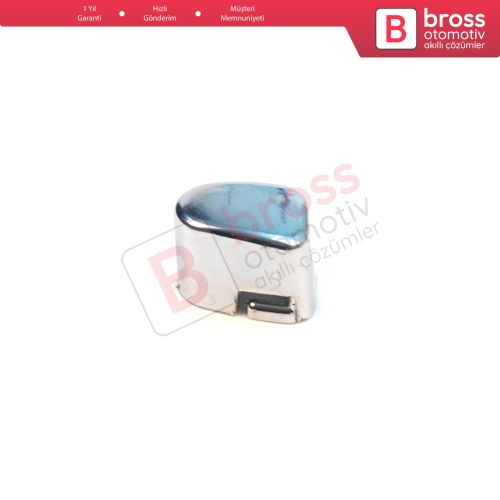 Peugeot 307 3A/C 3E 3H 3B 2000-2012 470198  için Krom Renk Plastik El Fren Düğme Tuş Kapağı
