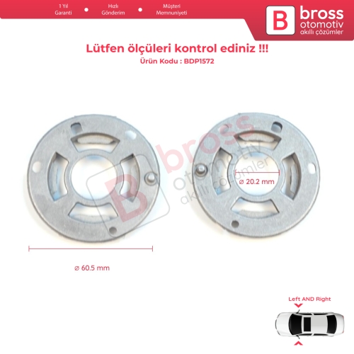 Skoda Kodiaq NS 2016-2024 VW Caddy SA 2015-2020 İçin Sağ Sol Yan Ayna Destek Kovan Alt Parçası