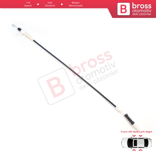 BMW 5 Serisi F10 F11 6 F13 F12 F06 7 F01 F02 F03 F04 51217297439 için Ön veya Arka Dış Kapı Kolu Kilit Açma Teli