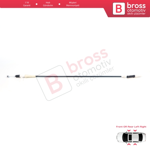 BMW 5 Serisi F10 F11 6 F13 F12 F06 7 F01 F02 F03 F04 51217297439 için Ön veya Arka Dış Kapı Kolu Kilit Açma Teli