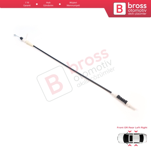 BMW 5 Serisi F10 F11 6 F13 F12 F06 7 F01 F02 F03 F04 51217297439 için Ön veya Arka Dış Kapı Kolu Kilit Açma Teli