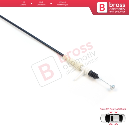 BMW 5 Serisi F10 F11 6 F13 F12 F06 7 F01 F02 F03 F04 51217297439 için Ön veya Arka Dış Kapı Kolu Kilit Açma Teli