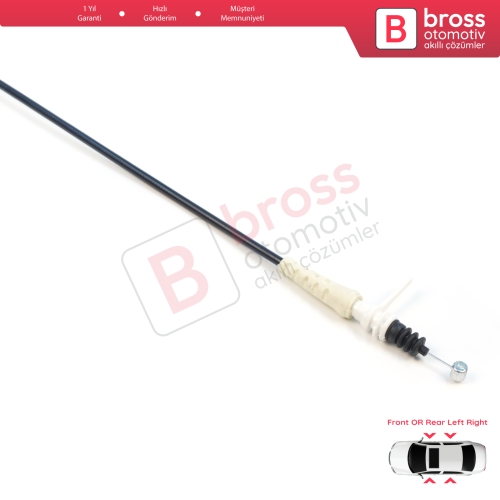 BMW 5 Serisi F10 F11 6 F13 F12 F06 7 F01 F02 F03 F04 51217297439 için Ön veya Arka Dış Kapı Kolu Kilit Açma Teli