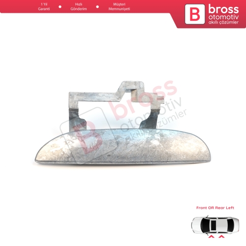 BMW 5 Serisi E39 1996-2003 4/5 Kapılı Sedan Touring 51218245461 51218200663 için Ön veya Arka Sol Metal Dış Kapı Açma Kolu