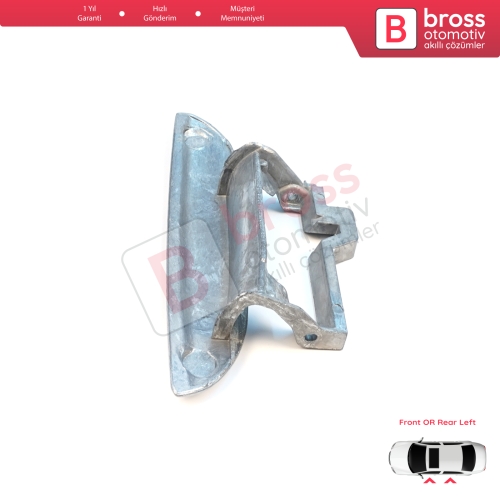 BMW 5 Serisi E39 1996-2003 4/5 Kapılı Sedan Touring 51218245461 51218200663 için Ön veya Arka Sol Metal Dış Kapı Açma Kolu