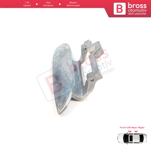 BMW 5 Serisi E39 1996-2003 4/5 Kapılı Sedan Touring 51218245462 51218200664 için Ön veya Arka Sağ Metal Dış Kapı Açma Kolu