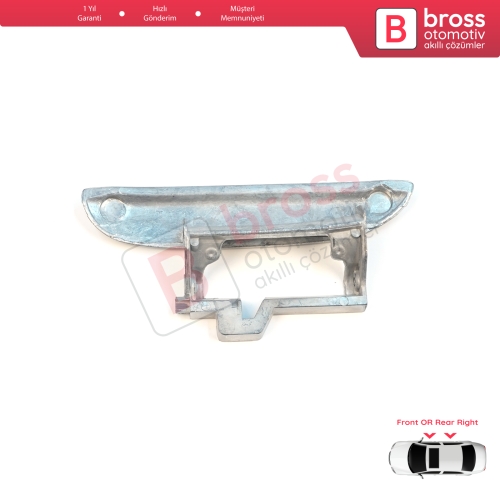 BMW 5 Serisi E39 1996-2003 4/5 Kapılı Sedan Touring 51218245462 51218200664 için Ön veya Arka Sağ Metal Dış Kapı Açma Kolu