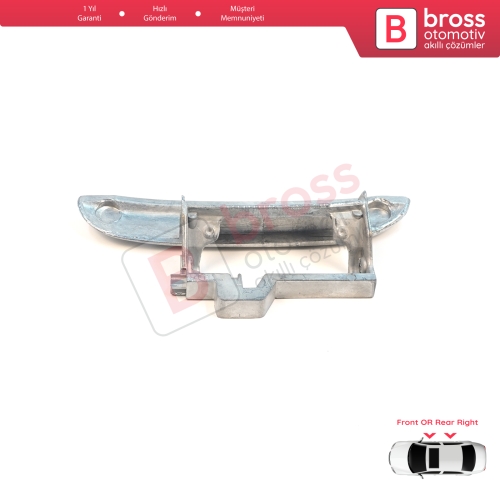 BMW 5 Serisi E39 1996-2003 4/5 Kapılı Sedan Touring 51218245462 51218200664 için Ön veya Arka Sağ Metal Dış Kapı Açma Kolu