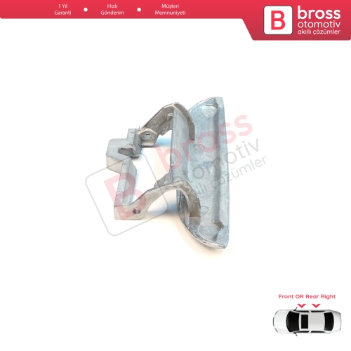 BMW 5 Serisi E39 1996-2003 4/5 Kapılı Sedan Touring 51218245462 51218200664 için Ön veya Arka Sağ Metal Dış Kapı Açma Kolu