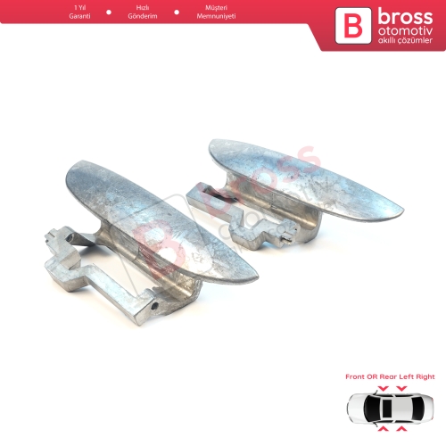 BMW 5 Serisi E39 1996-2003 4/5 Kapılı Sedan Touring 51218245461 51218245462 için Ön veya Arka Sağ Sol Metal Dış Kapı Açma Kolu