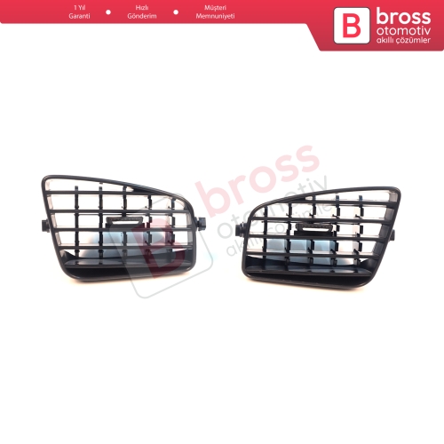 Renault Megane MK3 2008-2016 Fluence L3 2009–2020 687618845R 687604198R için Ön Sağ Sol Yan Kısım Havalandırma Difüzörü Hava Yönlendirme İç Plastiği