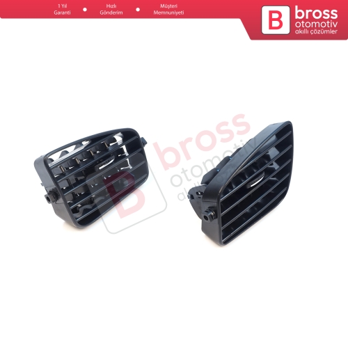 Renault Megane MK3 2008-2016 Fluence L3 2009–2020 687618845R 687604198R için Ön Sağ Sol Yan Kısım Havalandırma Difüzörü Hava Yönlendirme İç Plastiği