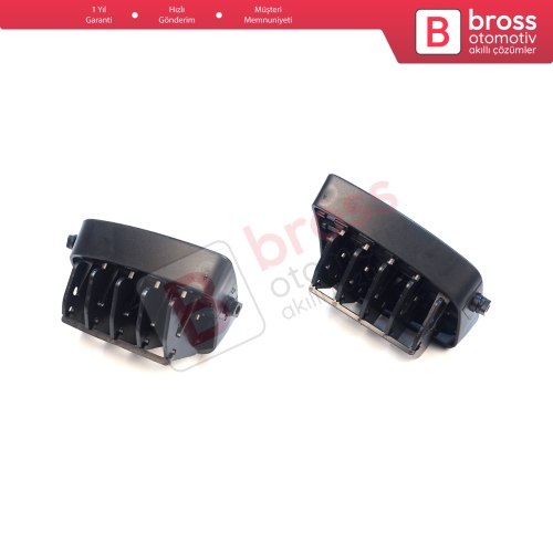 Renault Megane MK3 2008-2016 Fluence L3 2009–2020 687618845R 687604198R için Ön Sağ Sol Yan Kısım Havalandırma Difüzörü Hava Yönlendirme İç Plastiği